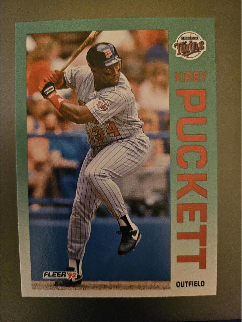 1992 Fleer - #217 Kirby Puckett Minnesota Twins